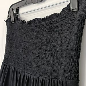 Old Navy Black Strapless Maxi Dress - S